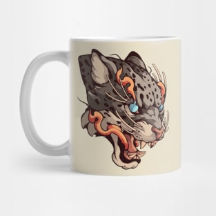 snow leopard Mug